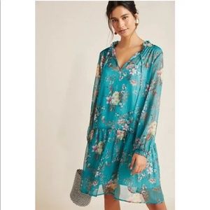 Anthropologie Maeve Emmy Floral Dress Size Small